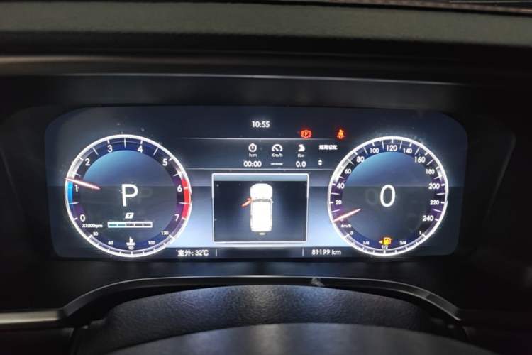 Used BAIC Off-Road BJ40 2020 2.0T Automatic Four-Wheel Drive Urban Hunter Edition Chivalrous Type Instrument Cluster