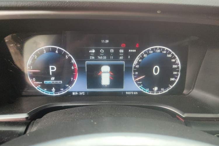 Used BAIC Off-Road BJ40 2020 2.0T Automatic Four-Wheel Drive Urban Hunter Edition Chivalrous Type Instrument Cluster