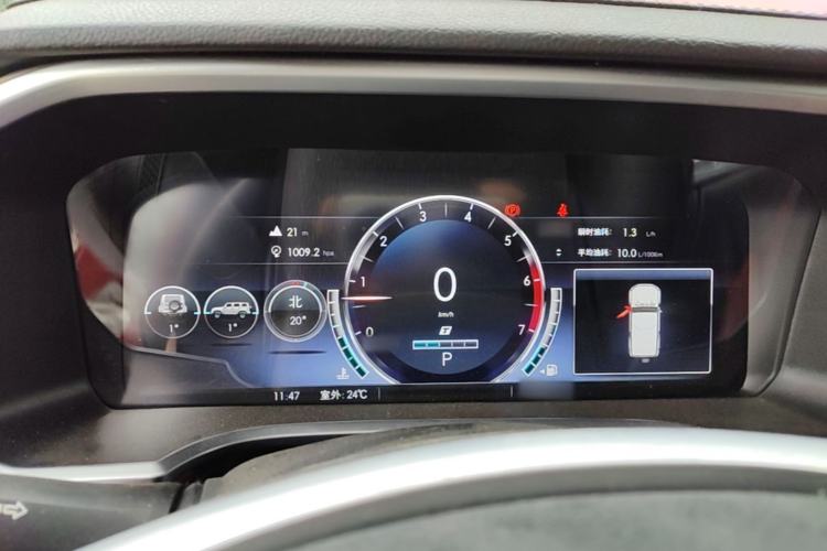 Used BAIC Off-Road BJ40 2020 2.0T Automatic Four-Wheel Drive Urban Hunter Edition Prestige Version Instrument Cluster