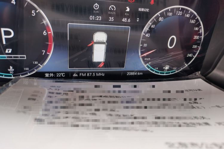 Used BAIC Off-Road BJ40 2020 2.0T Automatic Four-Wheel Drive Urban Hunter Edition Chivalrous Type Odometer Close Up