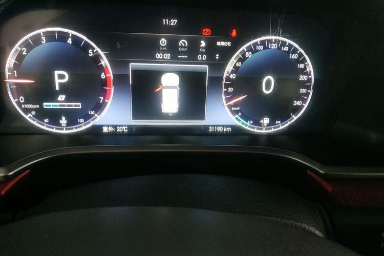 Used BAIC Off-Road BJ40 2020 2.0T Automatic Two-Wheel Drive Urban Hunter Edition Chivalrous Type Odometer Close Up