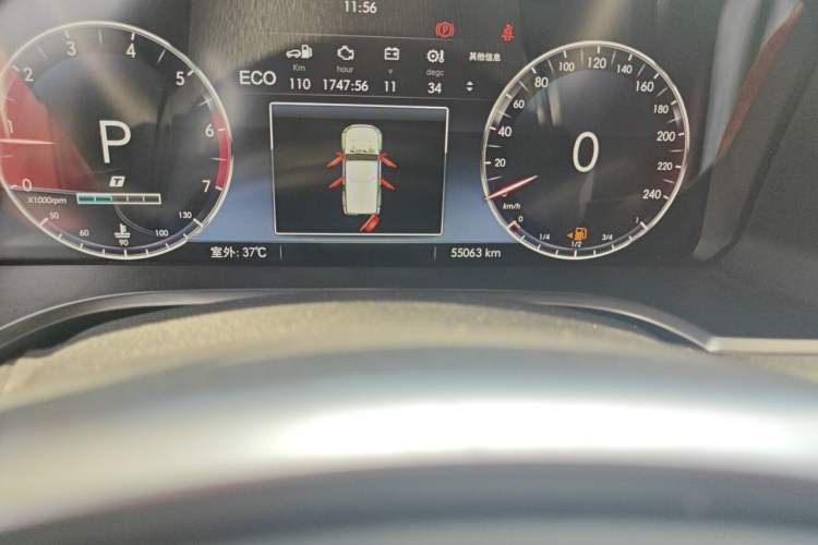 Used BAIC Off-Road BJ40 2020 2.0T Automatic Four-Wheel Drive Urban Hunter Edition Chivalrous Type Odometer Close Up