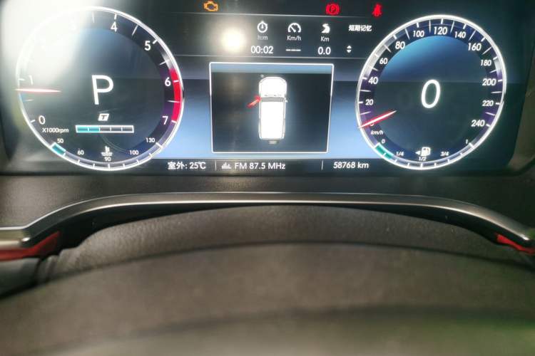 Used BAIC Off-Road BJ40 2020 2.0T Automatic Four-Wheel Drive Tribute Edition 2020 Supreme Version Odometer Close Up