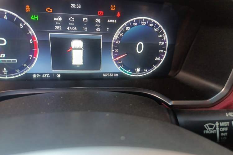 Used BAIC Off-Road BJ40 2020 2.0T Automatic Four-Wheel Drive Urban Hunter Edition Chivalrous Type Odometer Close Up