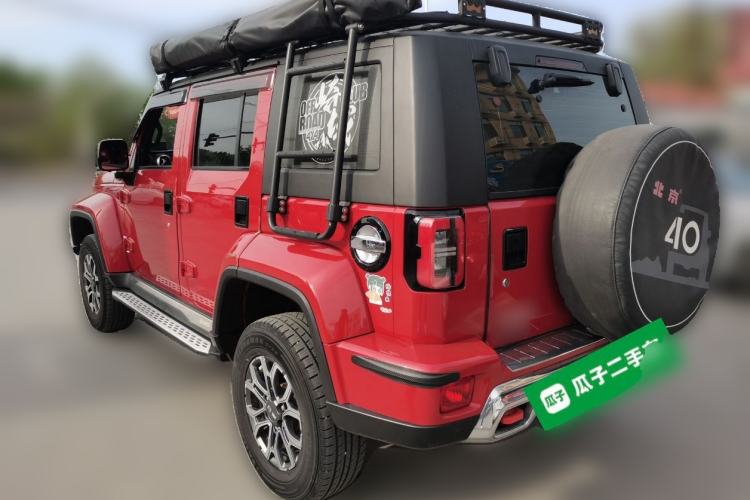 Used BAIC Off-Road BJ40 2020 2.0T Automatic Four-Wheel Drive Urban Hunter Edition Chivalrous Type Rear Left 45 Deg