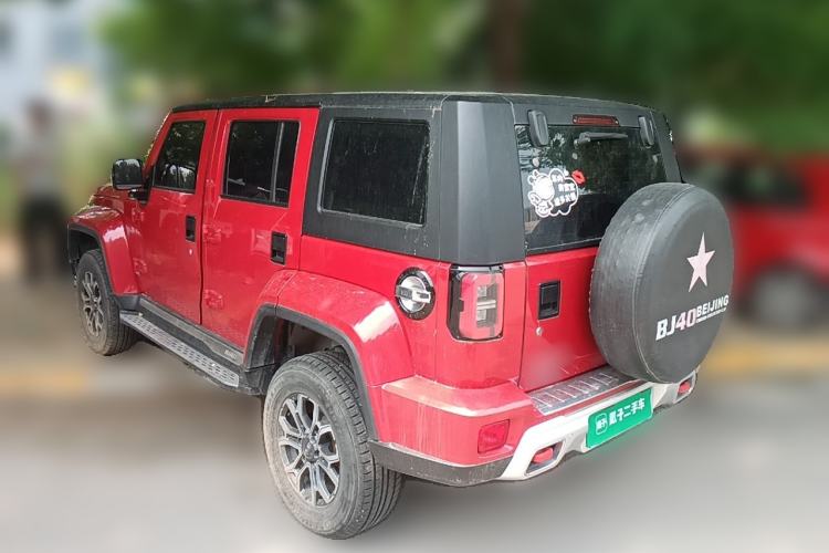 Used BAIC Off-Road BJ40 2020 2.0T Automatic Four-Wheel Drive Urban Hunter Edition Chivalrous Type Rear Left 45 Deg