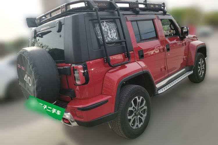 Used BAIC Off-Road BJ40 2020 2.0T Automatic Four-Wheel Drive Urban Hunter Edition Chivalrous Type Rear Right 45 Deg