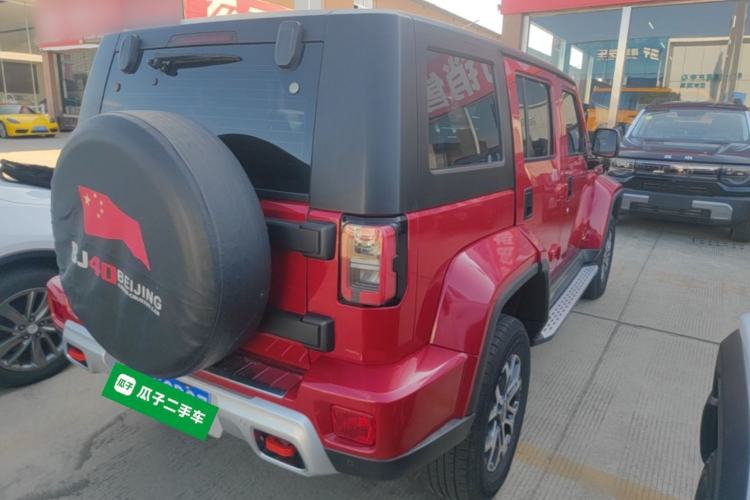 Used BAIC Off-Road BJ40 2020 2.0T Automatic Four-Wheel Drive Urban Hunter Edition Chivalrous Type Rear Right 45 Deg