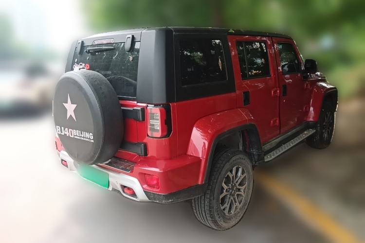 Used BAIC Off-Road BJ40 2020 2.0T Automatic Four-Wheel Drive Urban Hunter Edition Chivalrous Type Rear Right 45 Deg