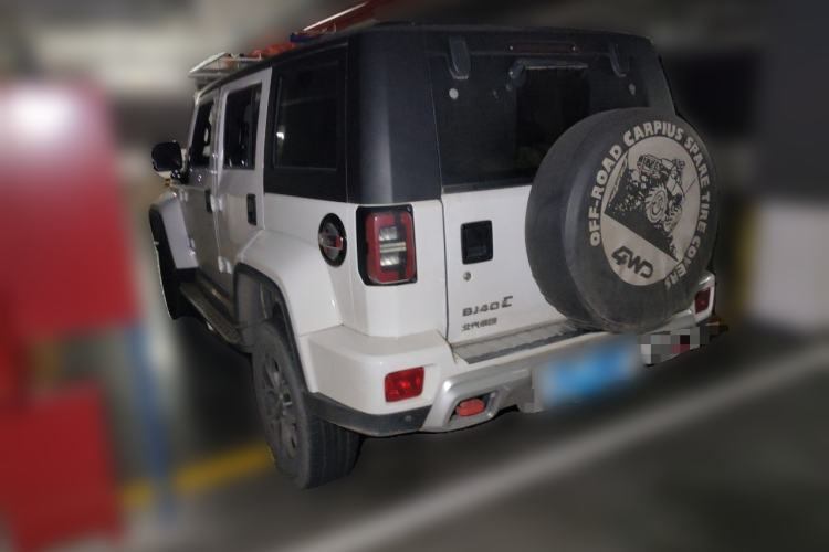 Used BAIC Off-Road BJ40 2020 2.0T Automatic Four-Wheel Drive Urban Hunter Edition Chivalrous Type Rear Left 45 Deg