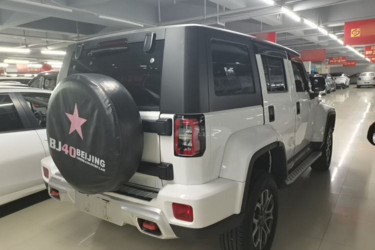 Used BAIC Off-Road BJ40 2020 2.0T Automatic Four-Wheel Drive Urban Hunter Edition Chivalrous Type Rear Right 45 Deg