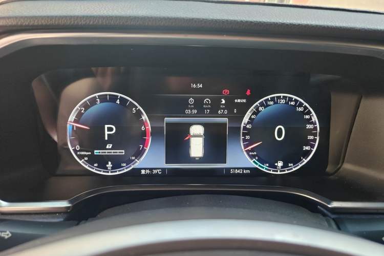 Used BAIC Off-Road BJ40 2021 2.3T Automatic Four-Wheel Drive Blade Hero Edition Supreme Version Instrument Cluster
