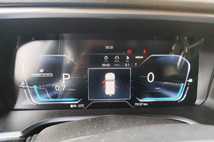Used BAIC Off-Road BJ40 2021 2.0D Automatic Four-Wheel Drive Blade Hero Edition Adventurer Type Instrument Cluster
