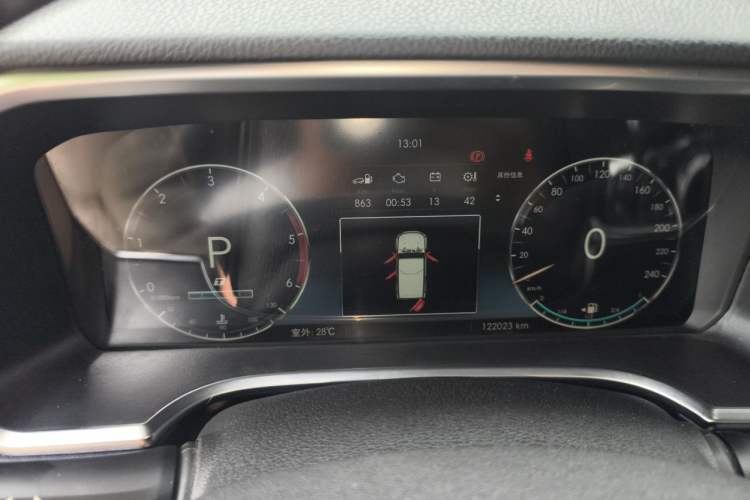 Used BAIC Off-Road BJ40 2021 2.0D Automatic Four-Wheel Drive Blade Hero Edition Adventurer Type Instrument Cluster
