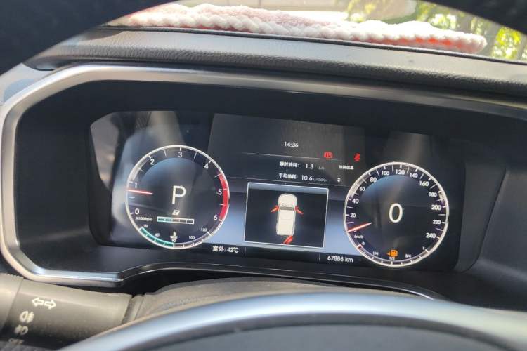 Used BAIC Off-Road BJ40 2021 2.0D Automatic Four-Wheel Drive Blade Hero Edition Adventurer Model (with Front and Rear Electronic Locks) Instrument Cluster