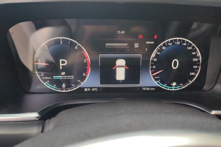 Used BAIC Off-Road BJ40 2021 2.0D Automatic Four-Wheel Drive Blade Hero Edition Adventurer Type Instrument Cluster