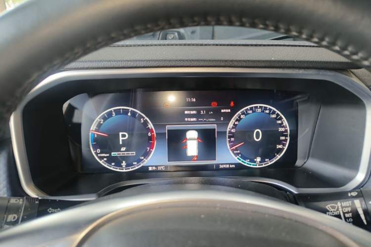 Used BAIC Off-Road BJ40 2021 2.3T Automatic Four-Wheel Drive Blade Hero Edition Supreme Version Instrument Cluster