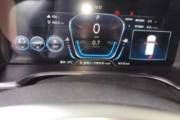 Used BAIC Off-Road BJ40 2021 2.0D Automatic Four-Wheel Drive Blade Hero Edition Adventurer Type Instrument Cluster