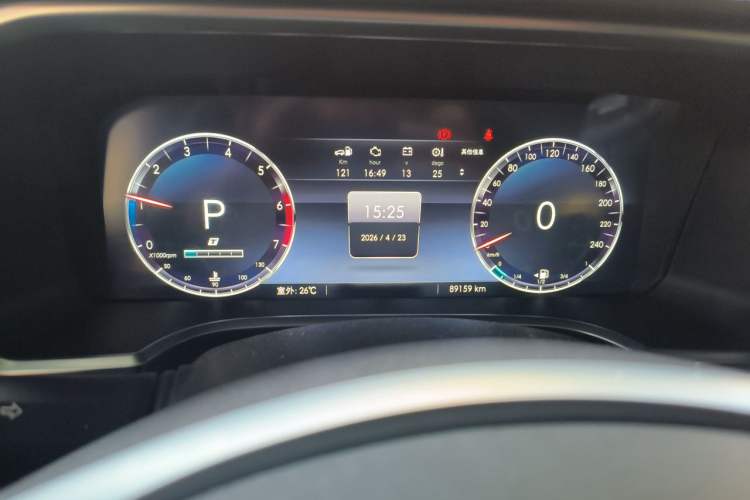 Used BAIC Off-Road BJ40 2021 2.3T Automatic Four-Wheel Drive Blade Hero Edition Supreme Version Instrument Cluster
