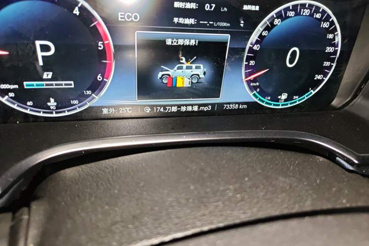 Used BAIC Off-Road BJ40 2021 2.0D Automatic Four-Wheel Drive Blade Hero Edition Adventurer Type Odometer Close Up