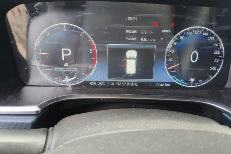 Used BAIC Off-Road BJ40 2021 2.0D Automatic Four-Wheel Drive Blade Hero Edition Adventurer Type Odometer Close Up