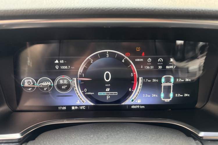 Used BAIC Off-Road BJ40 2021 2.0D Automatic Four-Wheel Drive Blade Hero Edition Adventurer Type Odometer Close Up