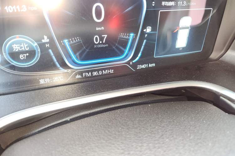 Used BAIC Off-Road BJ40 2021 2.0D Automatic Four-Wheel Drive Blade Hero Edition Adventurer Type Odometer Close Up