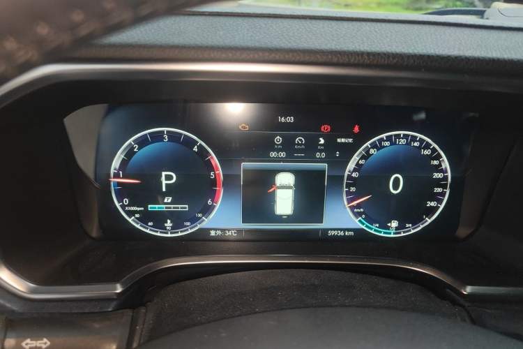 Used BAIC Off-Road BJ40 2021 2.0D Automatic Four-Wheel Drive Blade Hero Edition Adventurer Model (with Front and Rear Electronic Locks) Instrument Cluster