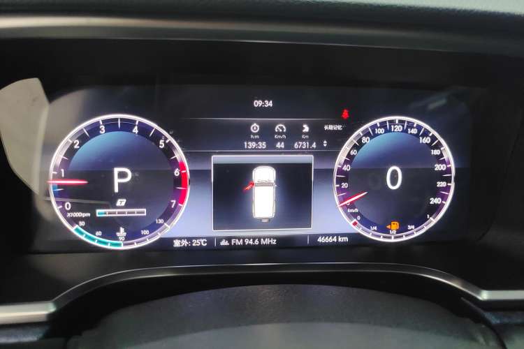 Used BAIC Off-Road BJ40 2021 2.3T Automatic Four-Wheel Drive Blade Hero Edition Supreme Version Instrument Cluster