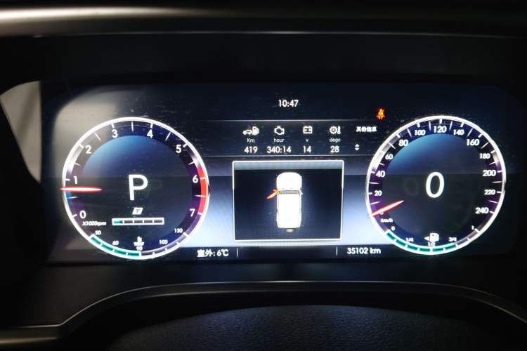 Used BAIC Off-Road BJ40 2021 2.3T Automatic Four-Wheel Drive Blade Hero Edition Supreme Version Instrument Cluster