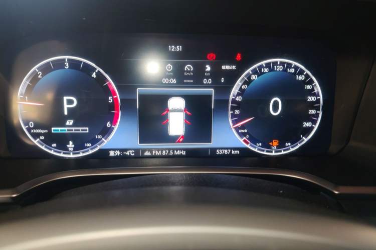 Used BAIC Off-Road BJ40 2021 2.0D Automatic Four-Wheel Drive Blade Hero Edition Adventurer Type Instrument Cluster
