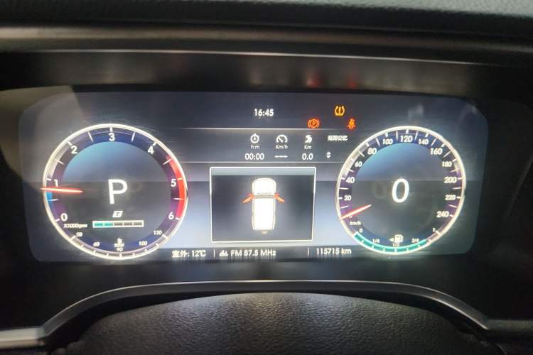 Used BAIC Off-Road BJ40 2021 2.0D Automatic Four-Wheel Drive Blade Hero Edition Pioneer Model Instrument Cluster