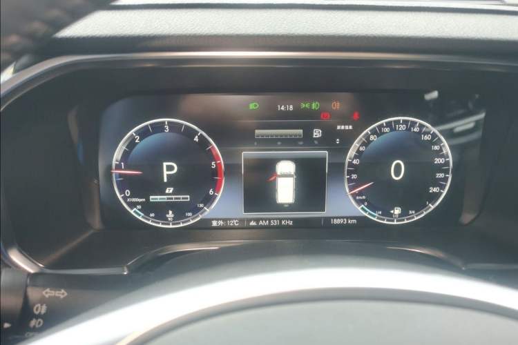 Used BAIC Off-Road BJ40 2021 2.0D Automatic Four-Wheel Drive Blade Hero Edition Adventurer Type Odometer Close Up