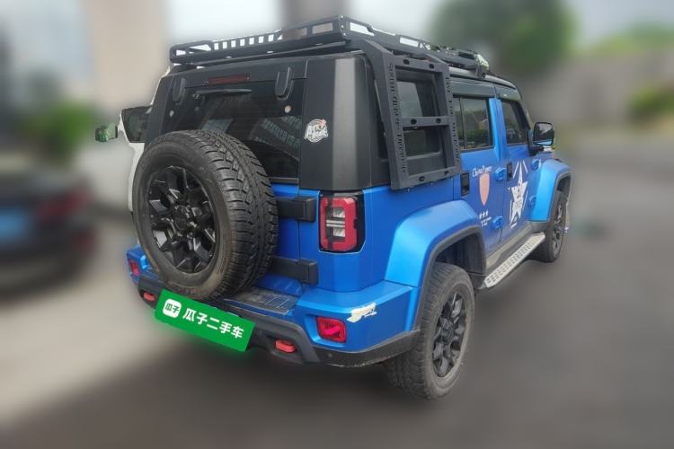 Used BAIC Off-Road BJ40 2021 2.0D Automatic Four-Wheel Drive Blade Hero Edition Adventurer Model (with Front and Rear Electronic Locks) Rear Right 45 Deg