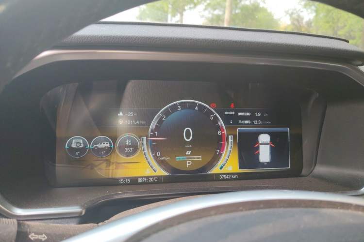 Used BAIC Off-Road BJ40 2021 2.0T Automatic Four-Wheel Drive Ring the Tower Champion Edition Instrument Cluster