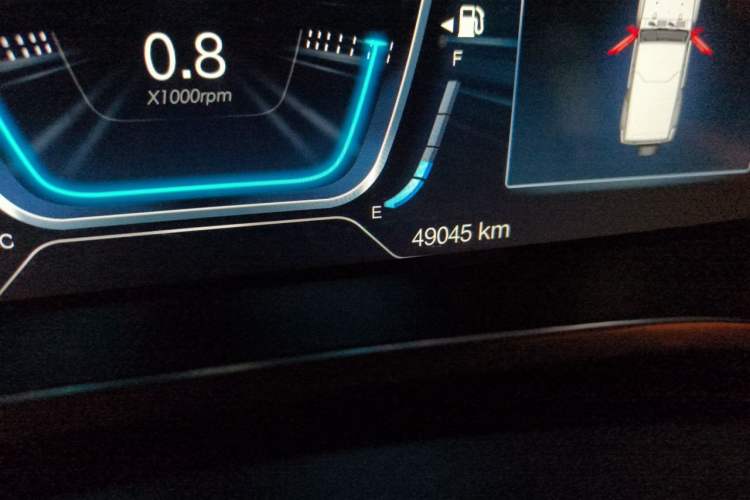 Used BAIC Off-Road BJ40 2021 2.0T Automatic Four-Wheel Drive Ring the Tower Champion Edition Odometer Close Up