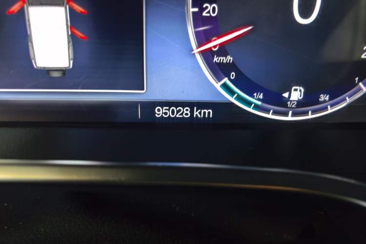 Used BAIC Off-Road BJ40 2021 2.0T Automatic Four-Wheel Drive Ring the Tower Champion Edition Odometer Close Up