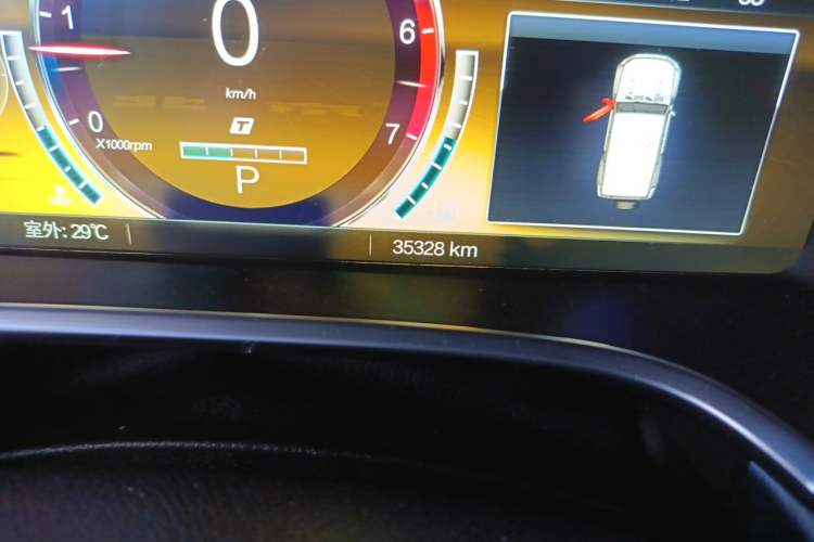 Used BAIC Off-Road BJ40 2021 2.0T Automatic Four-Wheel Drive Ring the Tower Champion Edition Odometer Close Up