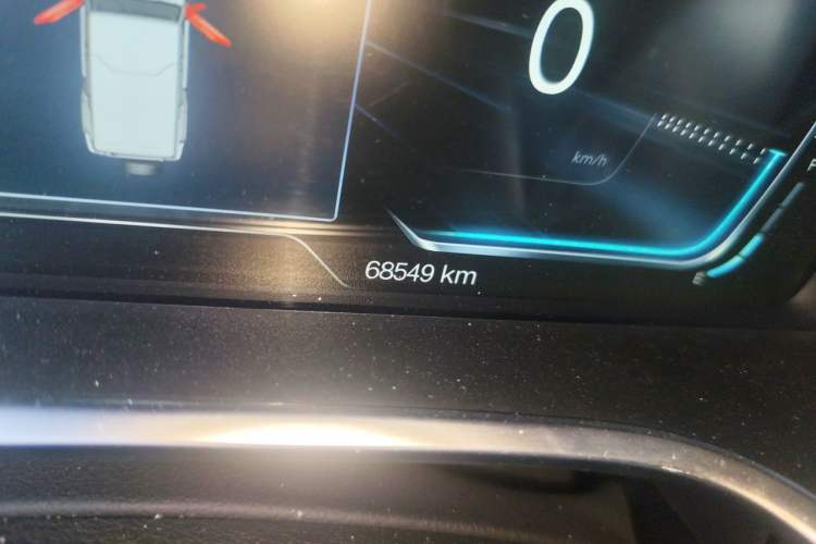 Used BAIC Off-Road BJ40 2021 2.0T Automatic Four-Wheel Drive Ring the Tower Champion Edition Odometer Close Up