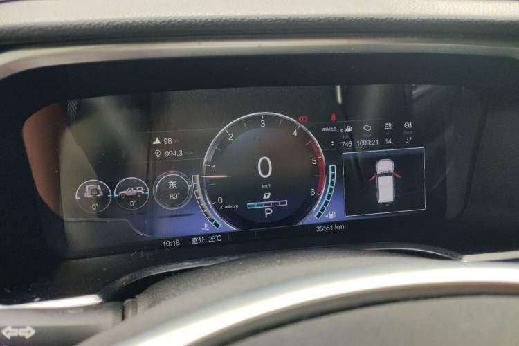 Used BAIC Off-Road BJ40 2021 2.0D Automatic Four-Wheel Drive Blade Hero Edition Adventurer Type Instrument Cluster