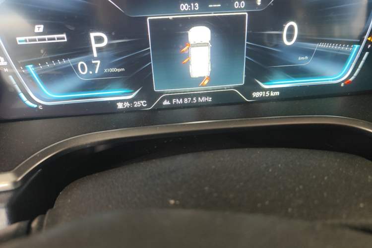 Used BAIC Off-Road BJ40 2021 2.3T Automatic Four-Wheel Drive Blade Hero Edition Supreme Version Odometer Close Up