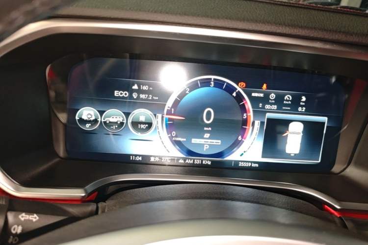 Used BAIC Off-Road BJ40 2021 2.0D Automatic Four-Wheel Drive Blade Hero Edition Adventurer Type Instrument Cluster