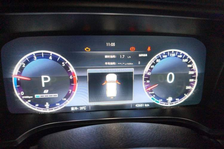 Used BAIC Off-Road BJ40 2021 2.3T Automatic Four-Wheel Drive Blade Hero Edition Supreme Version Instrument Cluster