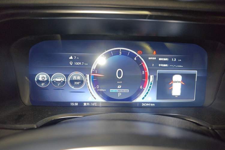 Used BAIC Off-Road BJ40 2021 2.0D Automatic Four-Wheel Drive Blade Hero Edition Adventurer Type Instrument Cluster
