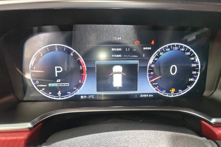 Used BAIC Off-Road BJ40 2021 2.0D Automatic Four-Wheel Drive Blade Hero Edition Adventurer Model (with Front and Rear Electronic Locks) Odometer Close Up
