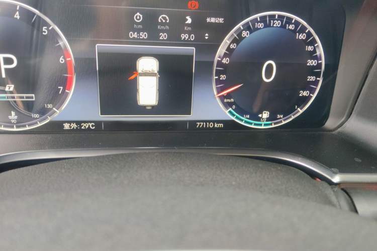 Used BAIC Off-Road BJ40 2021 2.0T Automatic Four-Wheel Drive Ring the Tower Champion Edition Odometer Close Up