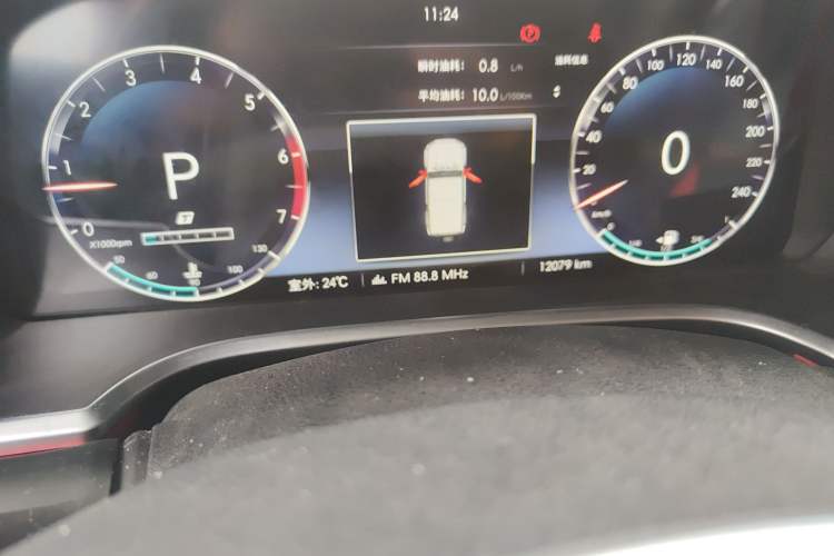 Used BAIC Off-Road BJ40 2021 2.3T Automatic Four-Wheel Drive Blade Hero Edition Supreme Version Odometer Close Up