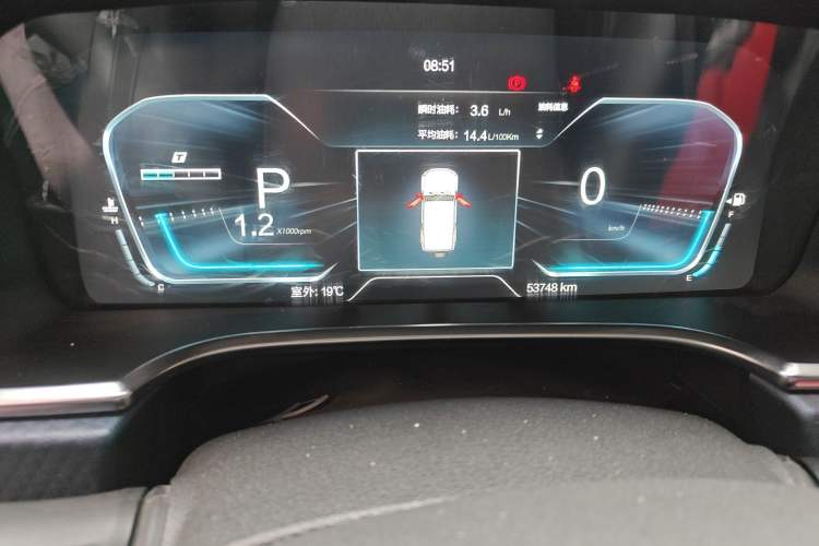 Used BAIC Off-Road BJ40 2021 2.0T Automatic Four-Wheel Drive Ring the Tower Champion Edition Instrument Cluster