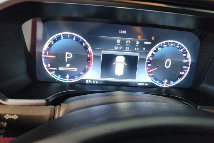 Used BAIC Off-Road BJ40 2021 2.3T Automatic Four-Wheel Drive Blade Hero Edition Supreme Version Instrument Cluster