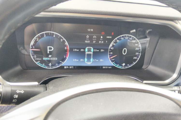 Used BAIC Off-Road BJ40 2021 2.0T Automatic Four-Wheel Drive Ring the Tower Champion Edition Odometer Close Up